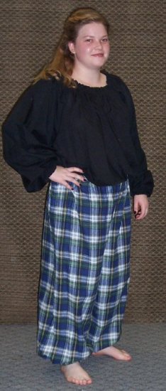 Bloomers in Plaid Flannel - Click Image to Close