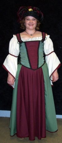 Harlequin Circle Skirt